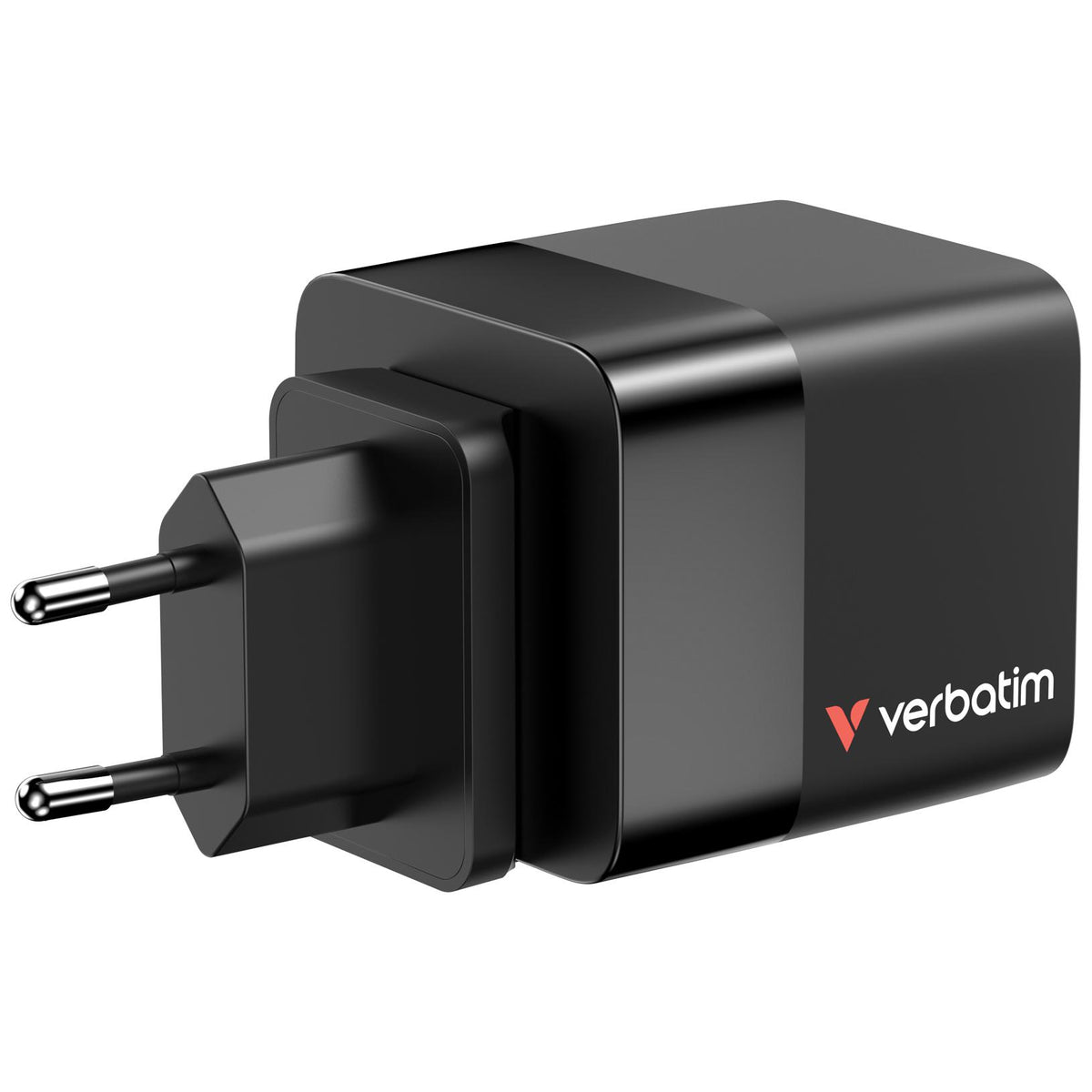 Carregador Verbatim 65W 2 portas com cabo retrátil / 32217 preto - imagem 16