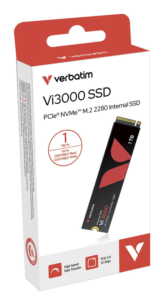 Disco SSD Verbatim M.2 Vi3000 1TB / 49375 preto