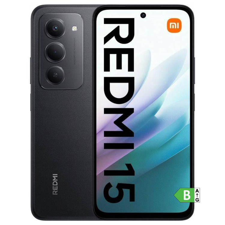 Xiaomi Redmi 15 6GB/128GB Dual Sim Preto