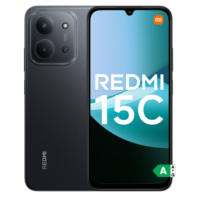 Xiaomi Redmi 15C 4GB/128GB Dual Sim Preto