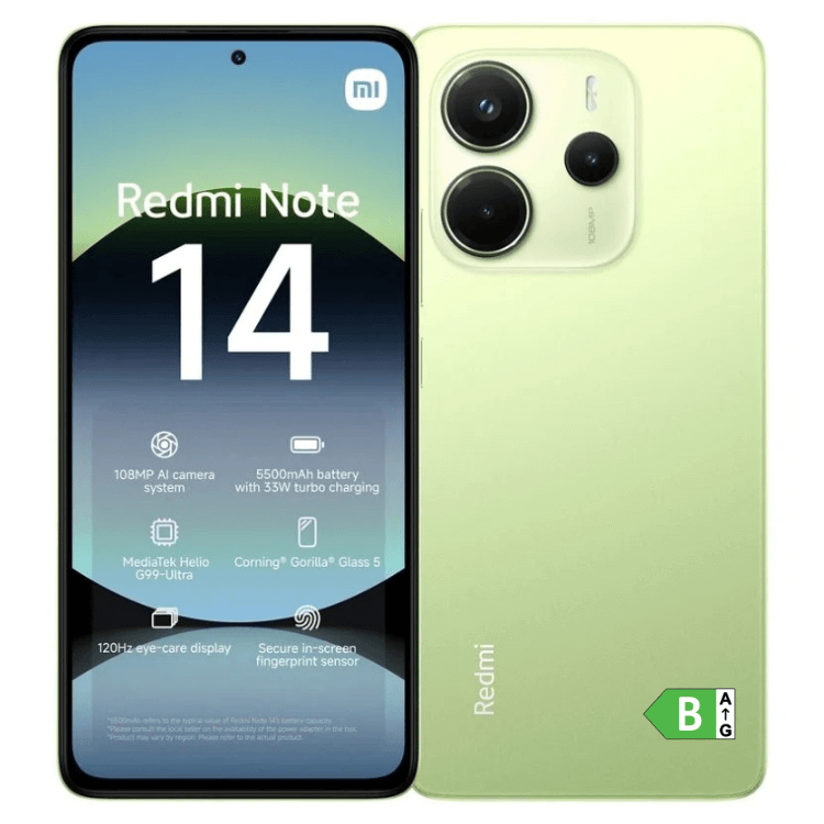 Xiaomi Redmi Note 14 8GB/256GB Dual Sim Verde