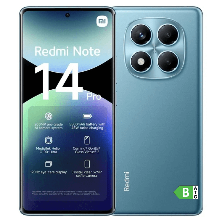 Xiaomi Redmi Note 14 Pro 12GB/512GB Dual Sim Azul